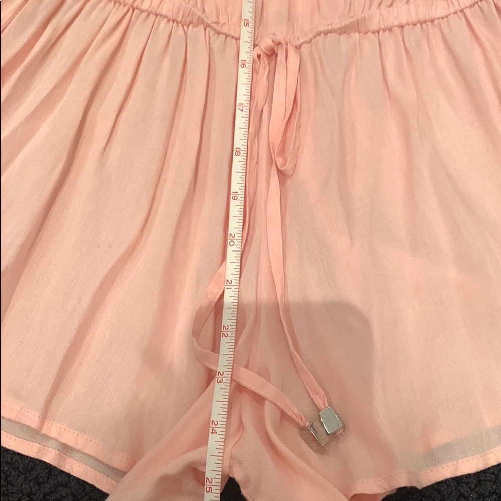 Elan Peach Casual Shorts with Flowing Design - Picture 12 of 12